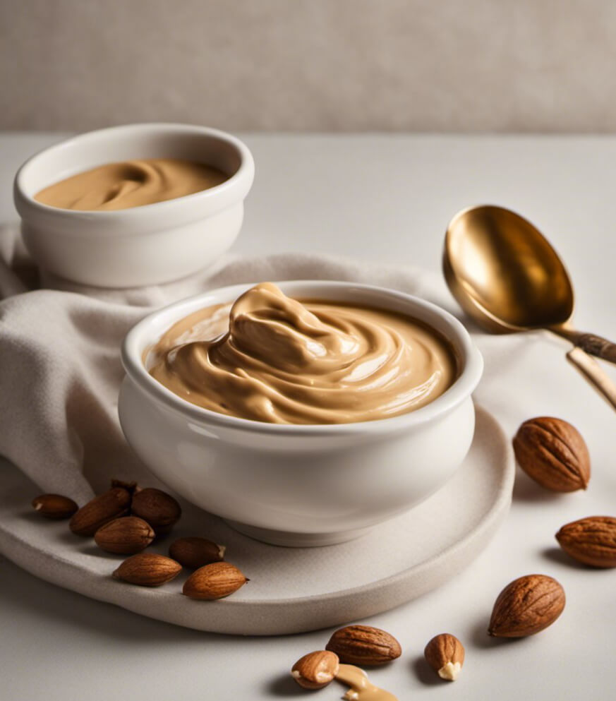 creamy nut butter in a bowl