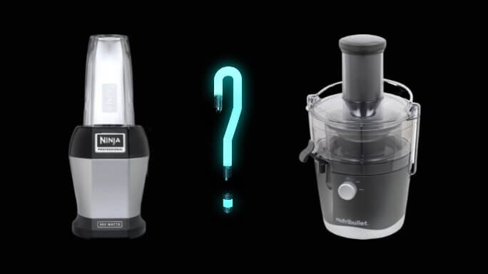 comparing the nutri ninja juicer to the nutribullet